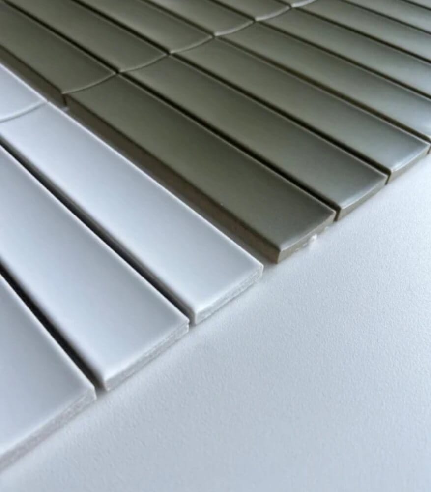 โมเสค TIMELESS TILES รุ่น TIPZY 27.5X29.6 ซม. สีขาว ผิวด้าน กระเบื้องผนัง_4